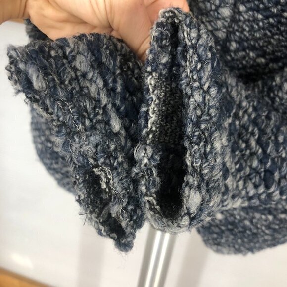 IRO PARIS Carene Wool Blend Blue Knit Blazer Jacket Sz 34 FRA - US 2 or XS - Picture 6 of 15